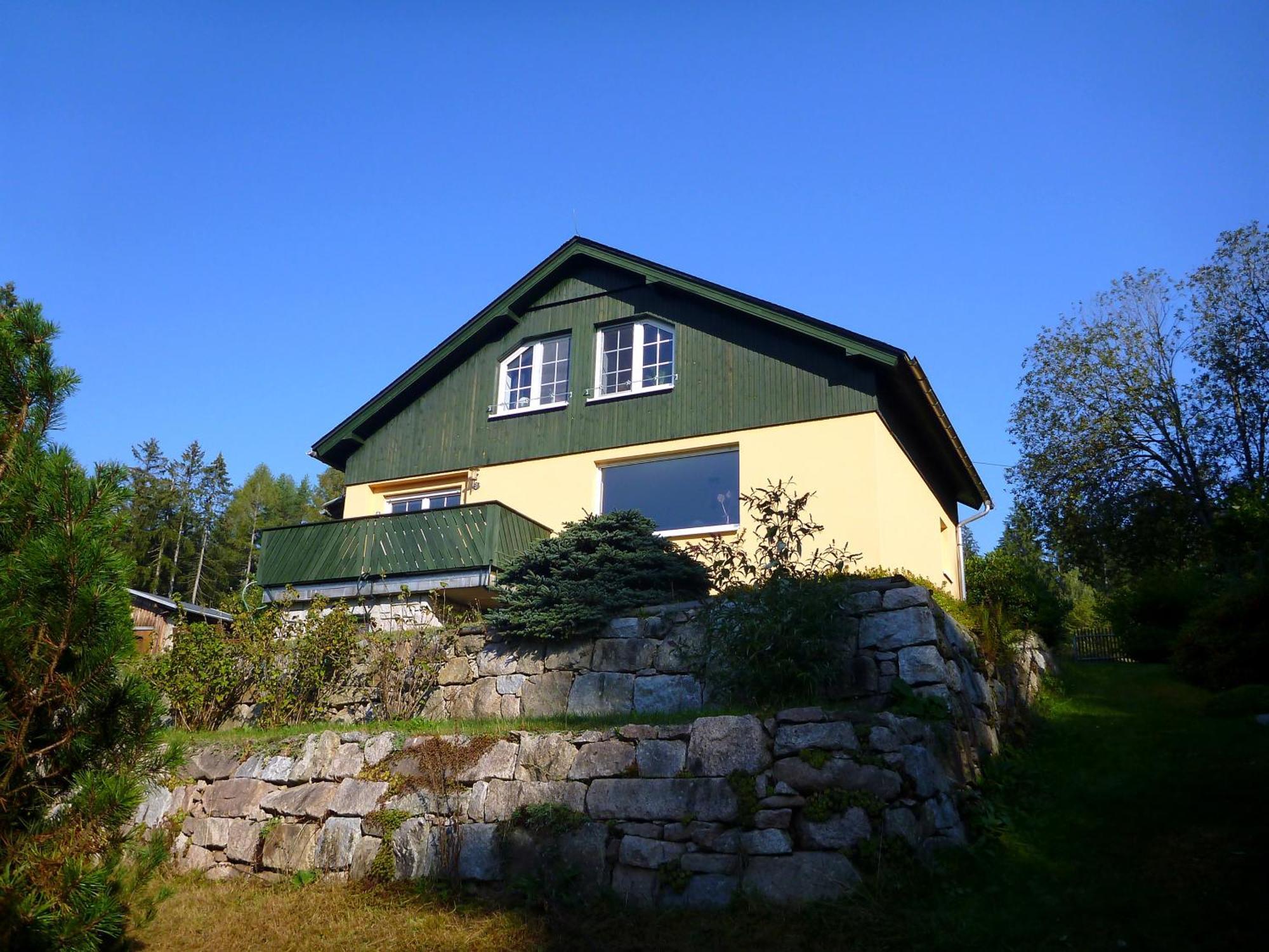 Exklusives Ferienhaus "Waldzauber" Ruhe Und Natur Pur Am Waldrand Geniessen Schönheide Exterior foto